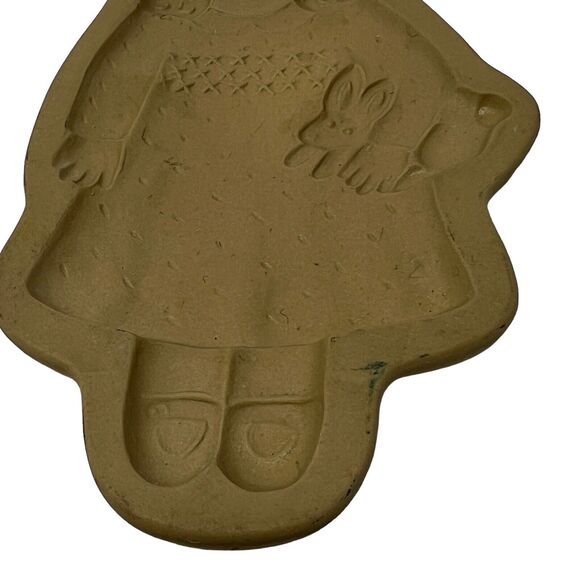 Vintage 1992 Brown Bag Cookie Art Shortbread Doll Mold - Picture 3 of 4